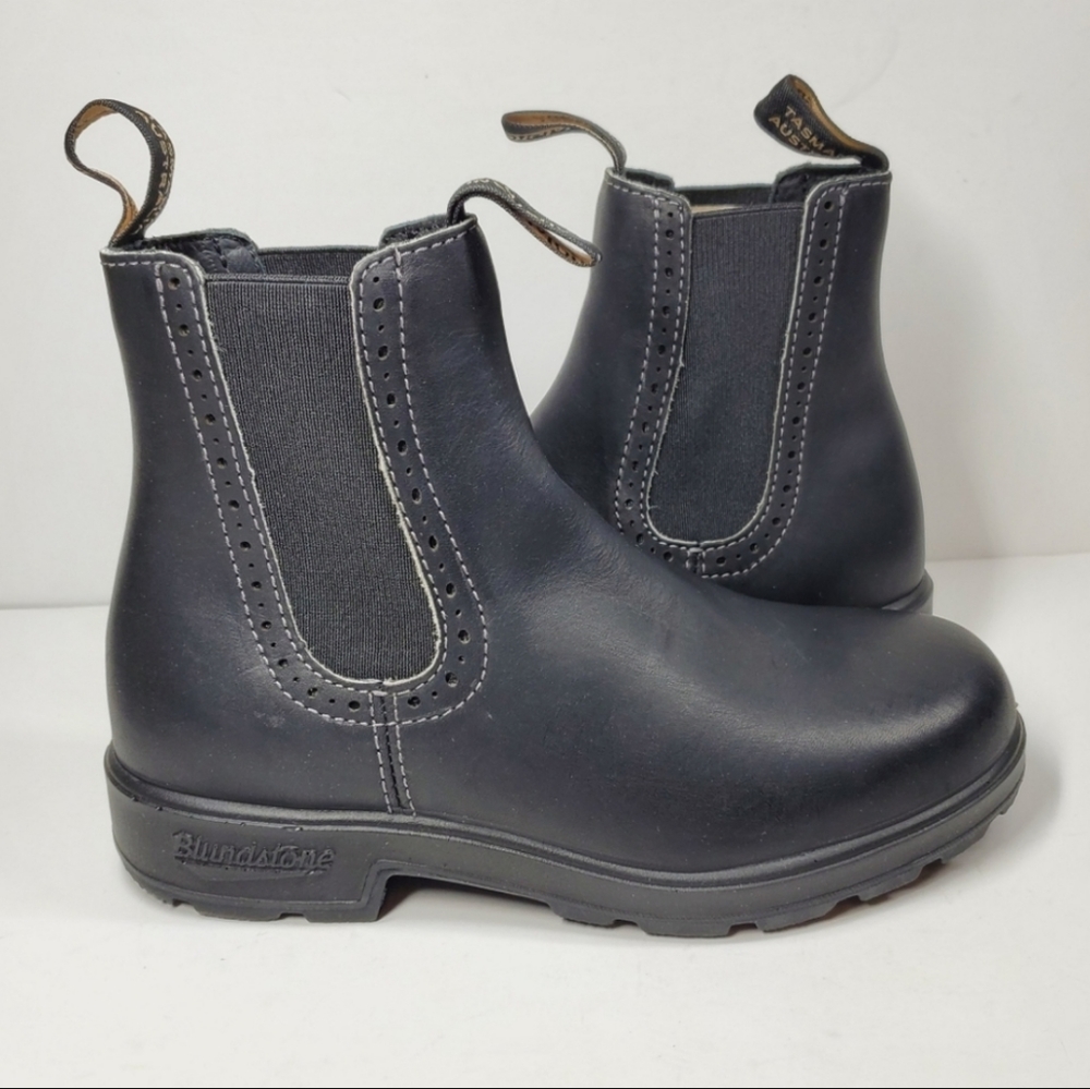 New Blundstone 1448 Voltan Black High Top Chelsea Boot